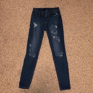 high rise jeans